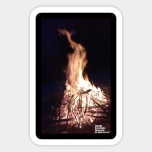 Campfire Sticker